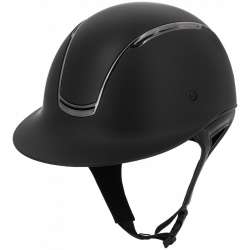 Casque Soazy mat-chrome noir - Equithème