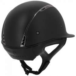 Casque Soazy mat-chrome noir - Equithème