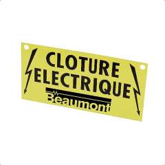 Plaquette de signalisation obligatoire Beaumont 
