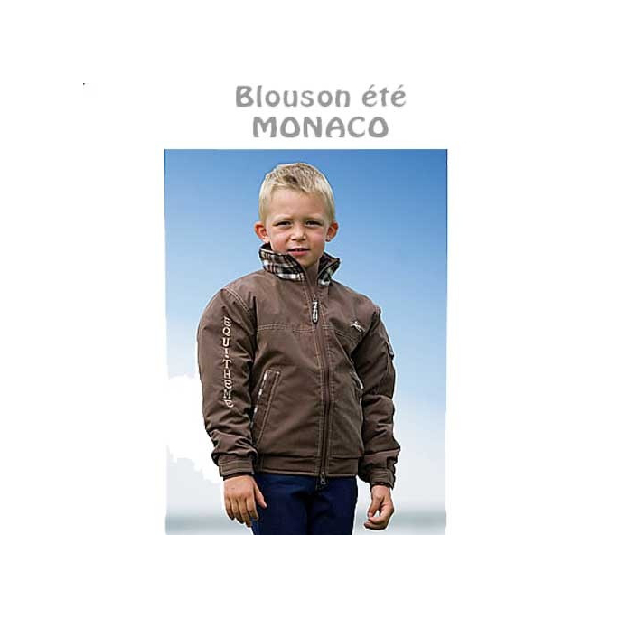 Blouson d'équitation Equithème Monaco été enfant 