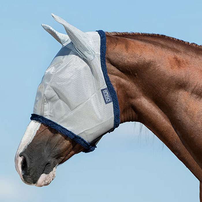 Horseware Amigo Flymask-mouches masque avec oreilles 